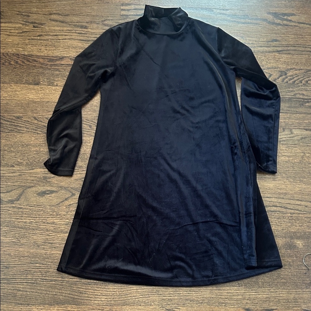Pomander Place Black Velvet Dress